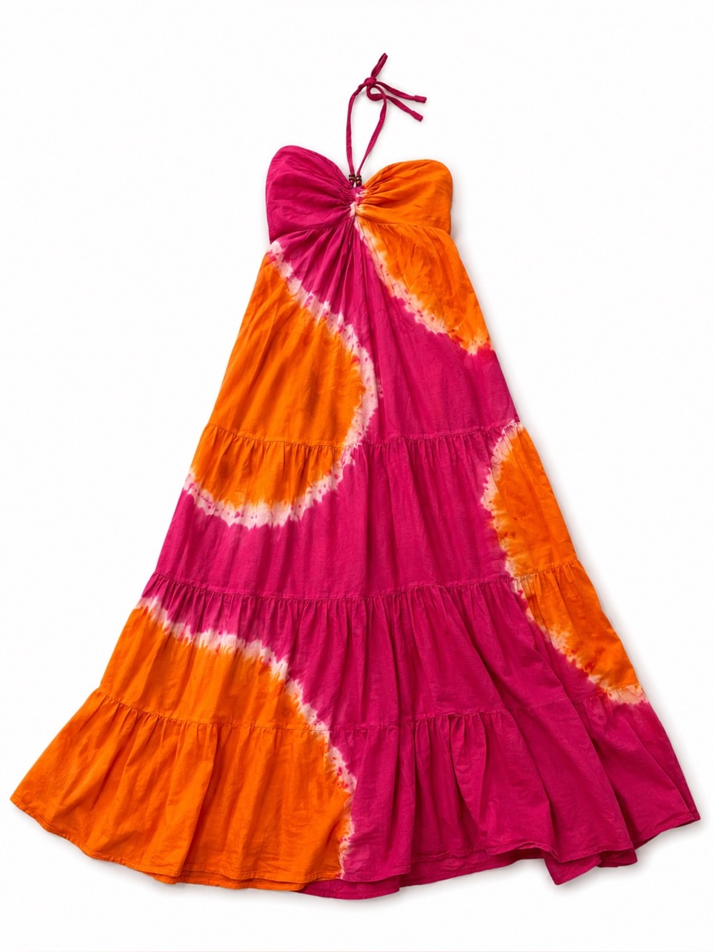 Tropix by Trina Turk Halter Maxi Cover Up bohemian Hippie Festival Size Large
